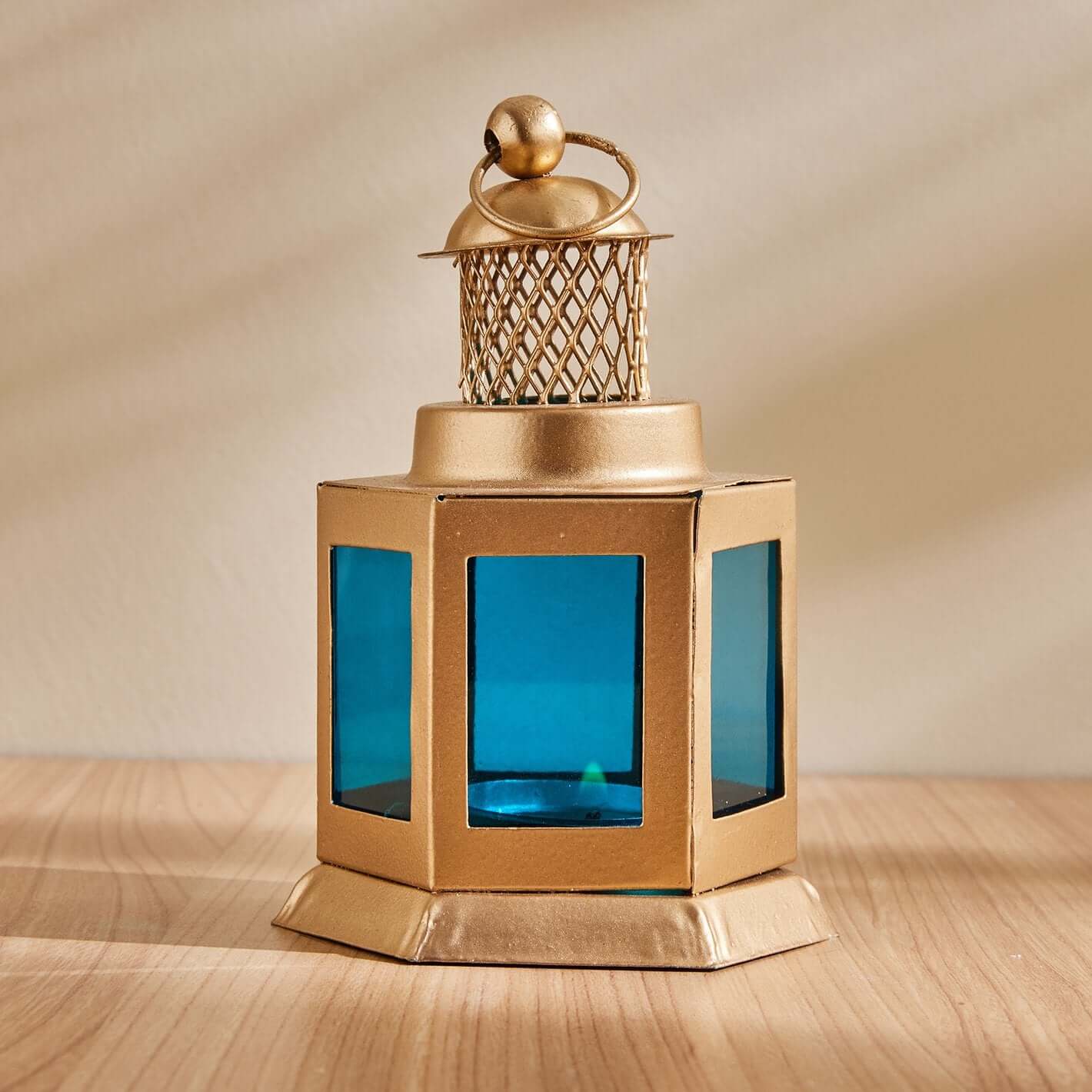 Vintage Tea Light Candle Holder Lamp Antique Style Small Lantern , Decor Lighting Indian Metal CraftsCandle Lamps