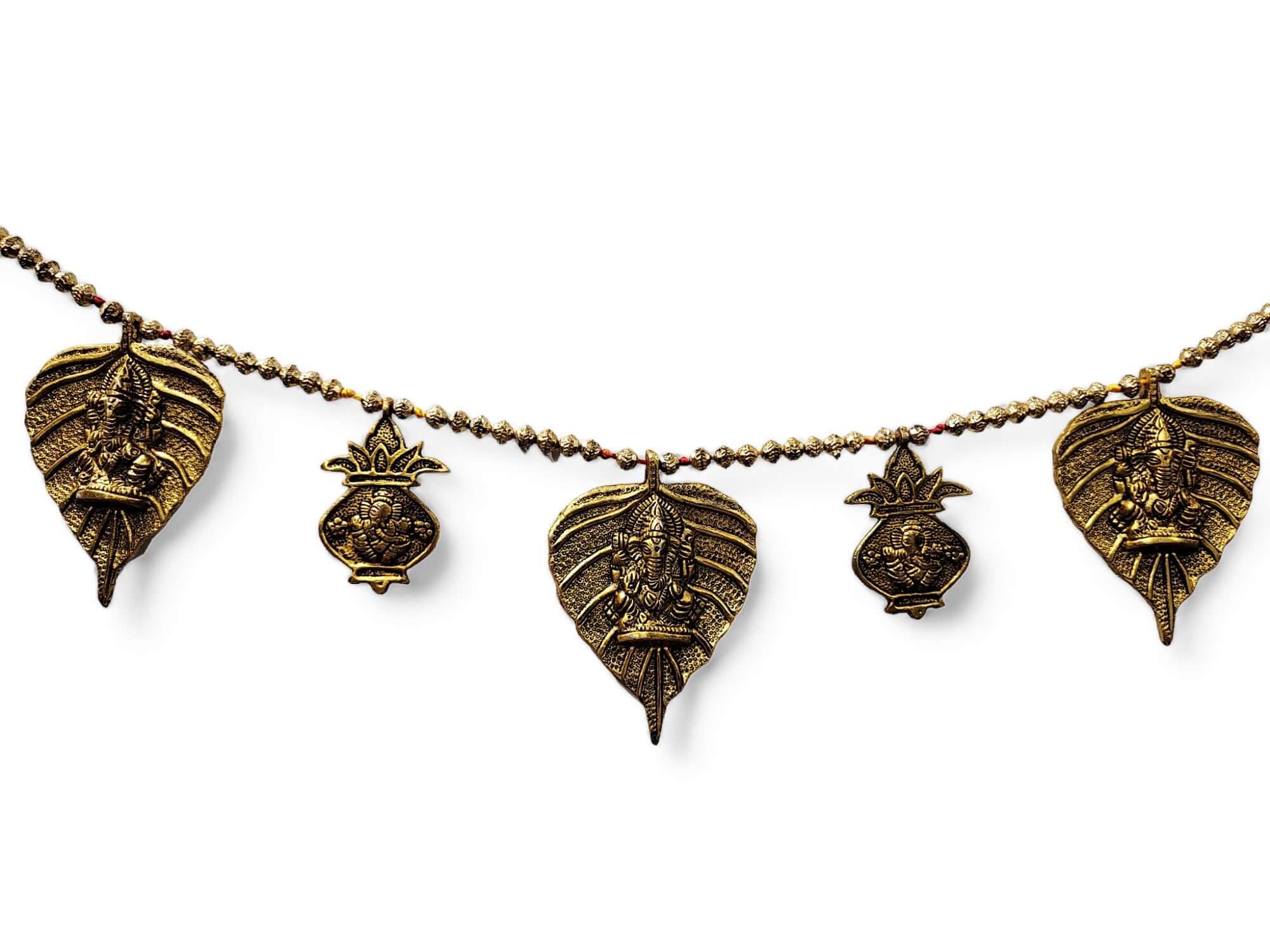 Handcrafted Metal Toran - Traditional Indian Decor