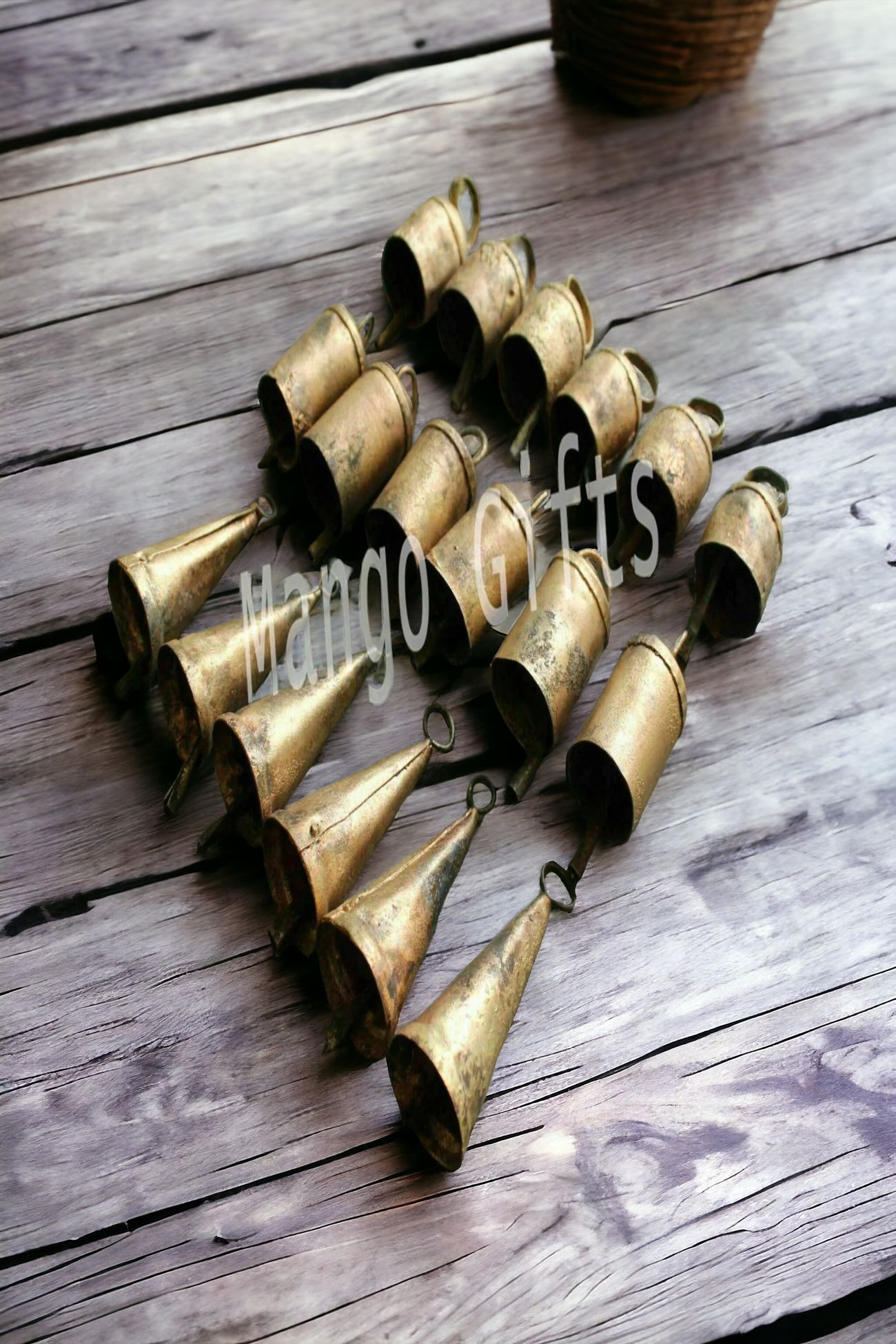 Recycled Iron Tin Bells 2.75" InchesBells