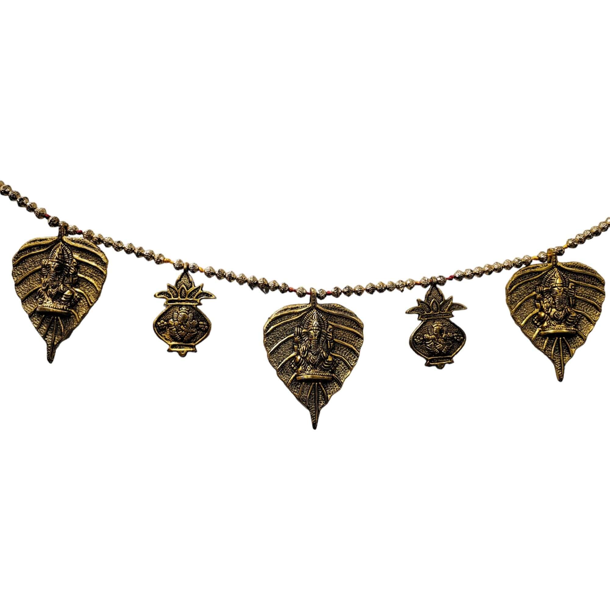 Handcrafted Metal Toran - Traditional Indian Decor