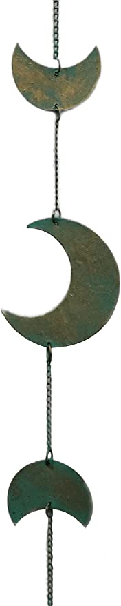 Boho Recycled Iron Moon Phase Wall Art (Set of 5)