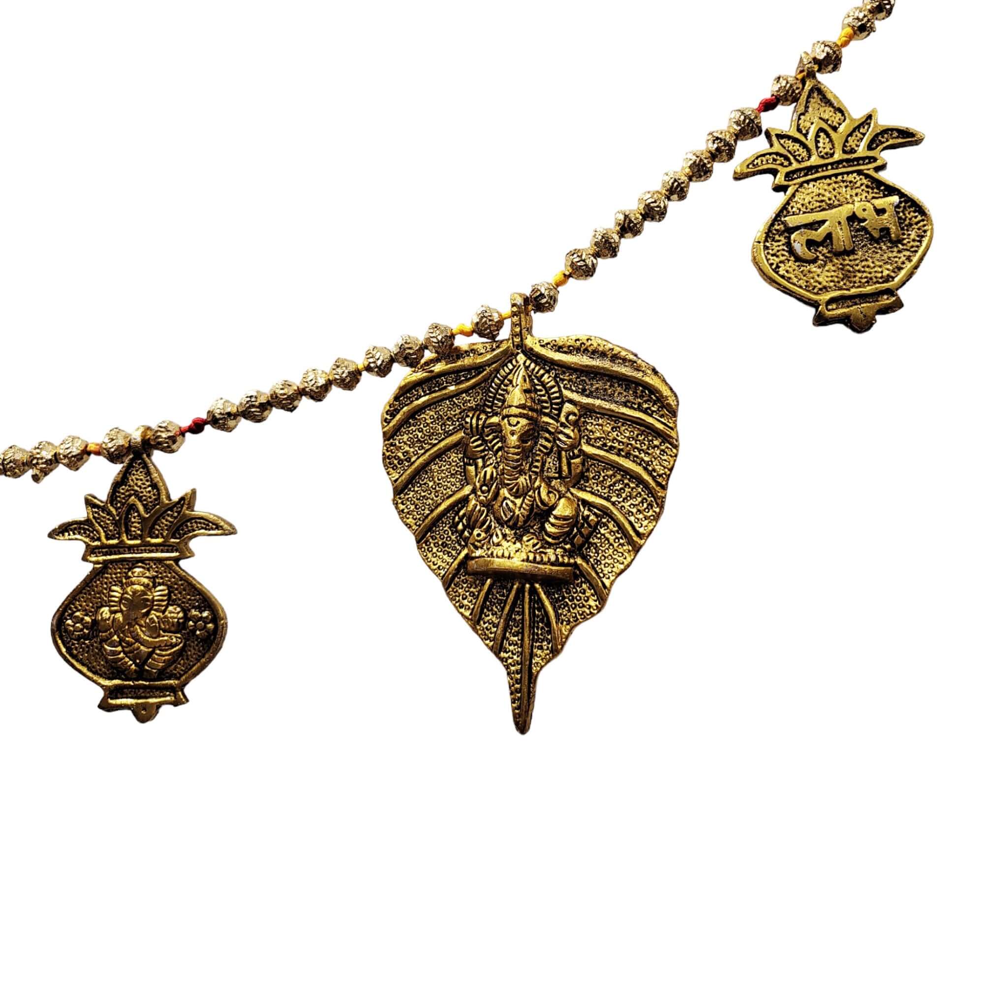 Handcrafted Metal Toran - Traditional Indian Decor