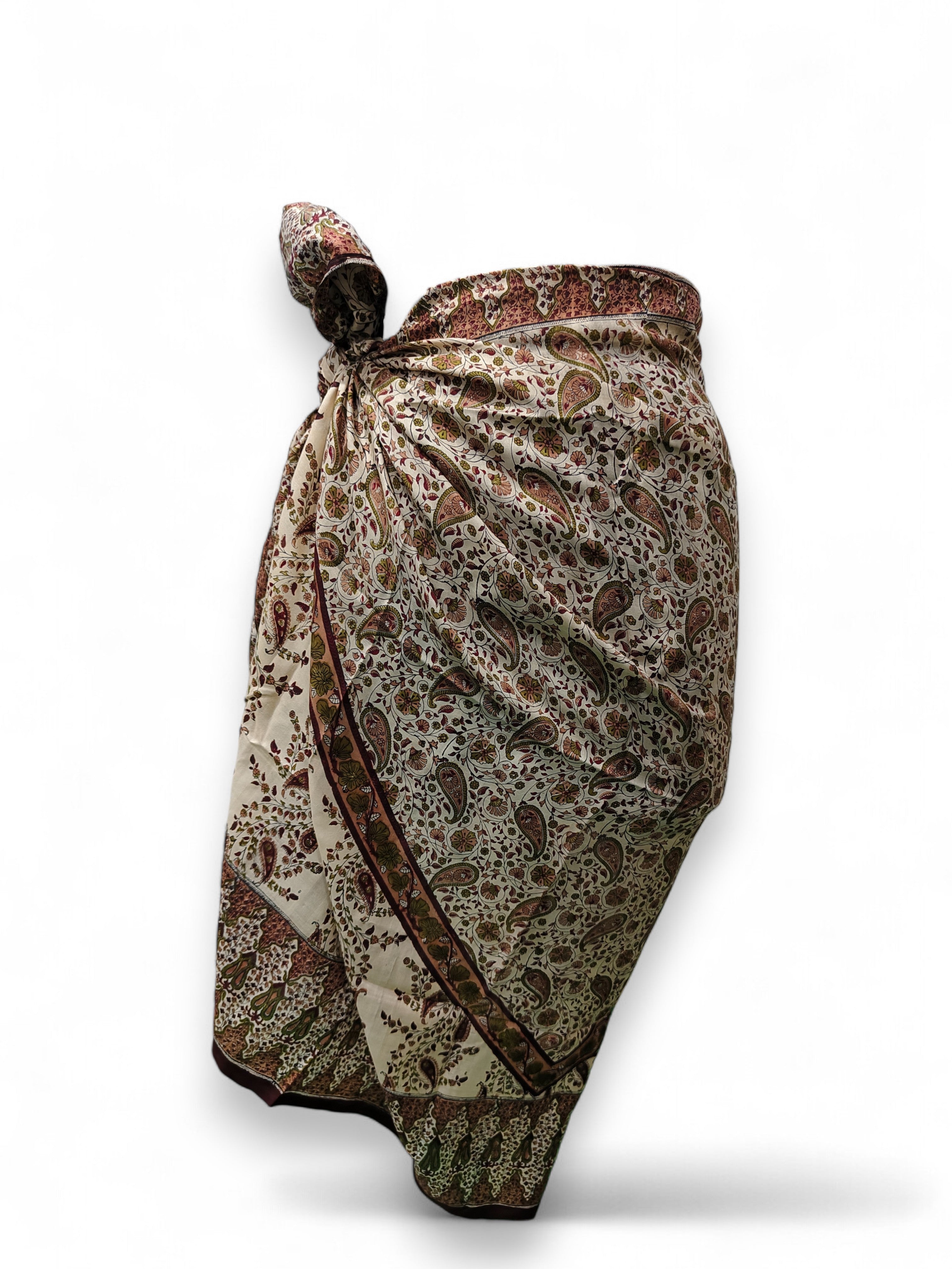 Sarong Pareo Block Print Beach Cover Up Wrap – silk sarong Swimsuit Cover Up, Bikini Wrap, Pool & Beach Wear (72” x 45”) – Wholesale Lot, Assorted Designs.