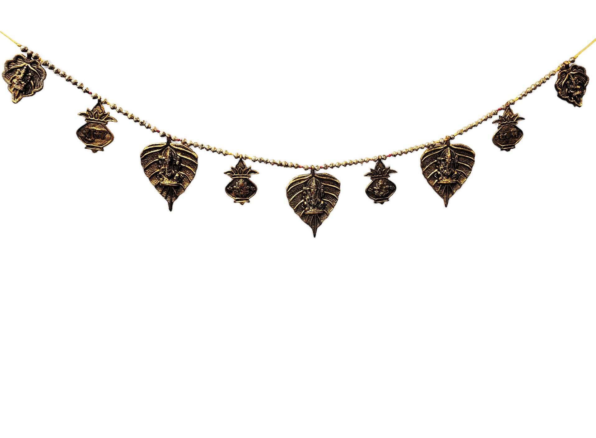 Handcrafted Metal Toran - Traditional Indian Decor