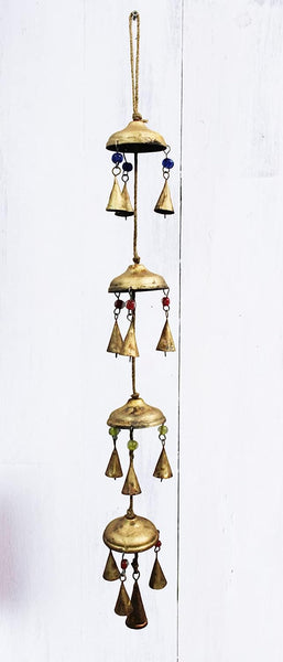 wind chime bells rustic farmhouse country decor bohemian windchimes