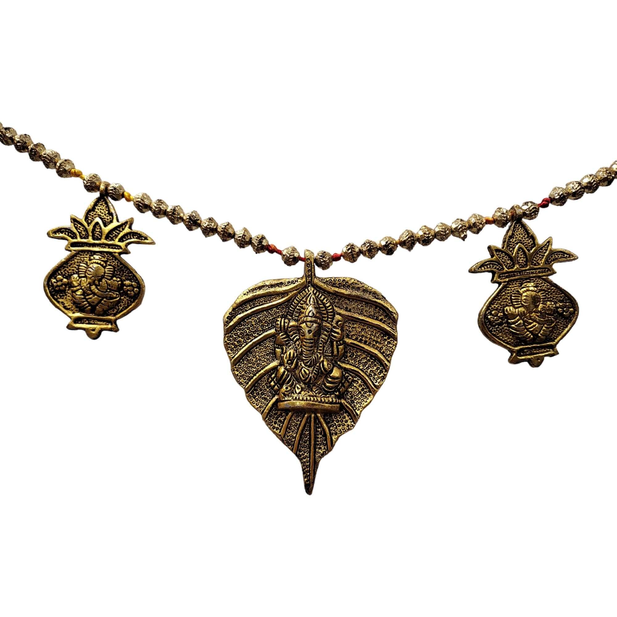 Handcrafted Metal Toran - Traditional Indian Decor