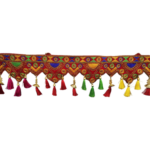 Handmade Indian Toran Door Hangings Diwali Decoration Home Ornaments Bandharwar 36" Inch length