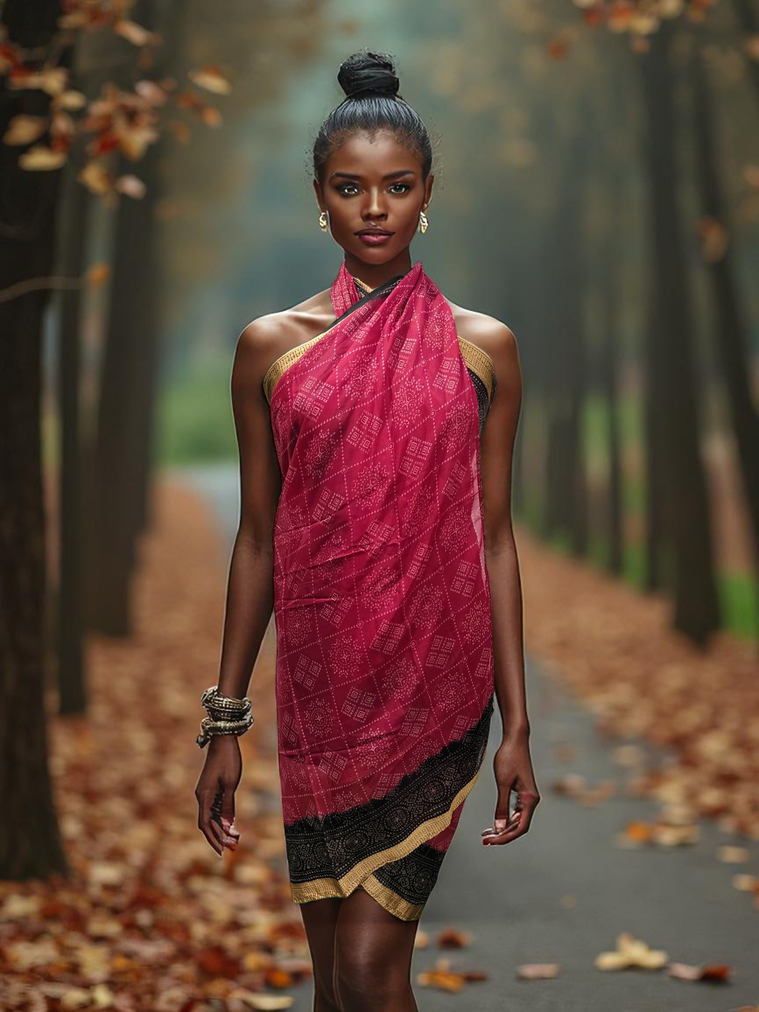 Sarong Pareo Block Print Beach Cover Up Wrap – silk sarong Swimsuit Cover Up, Bikini Wrap, Pool & Beach Wear (72” x 45”) – Wholesale Lot, Assorted Designs.