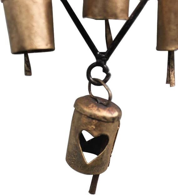 antique wall piece,Cow bells,Wall Art,wall hanging,Wind Chimes,Windchime,Windchimes