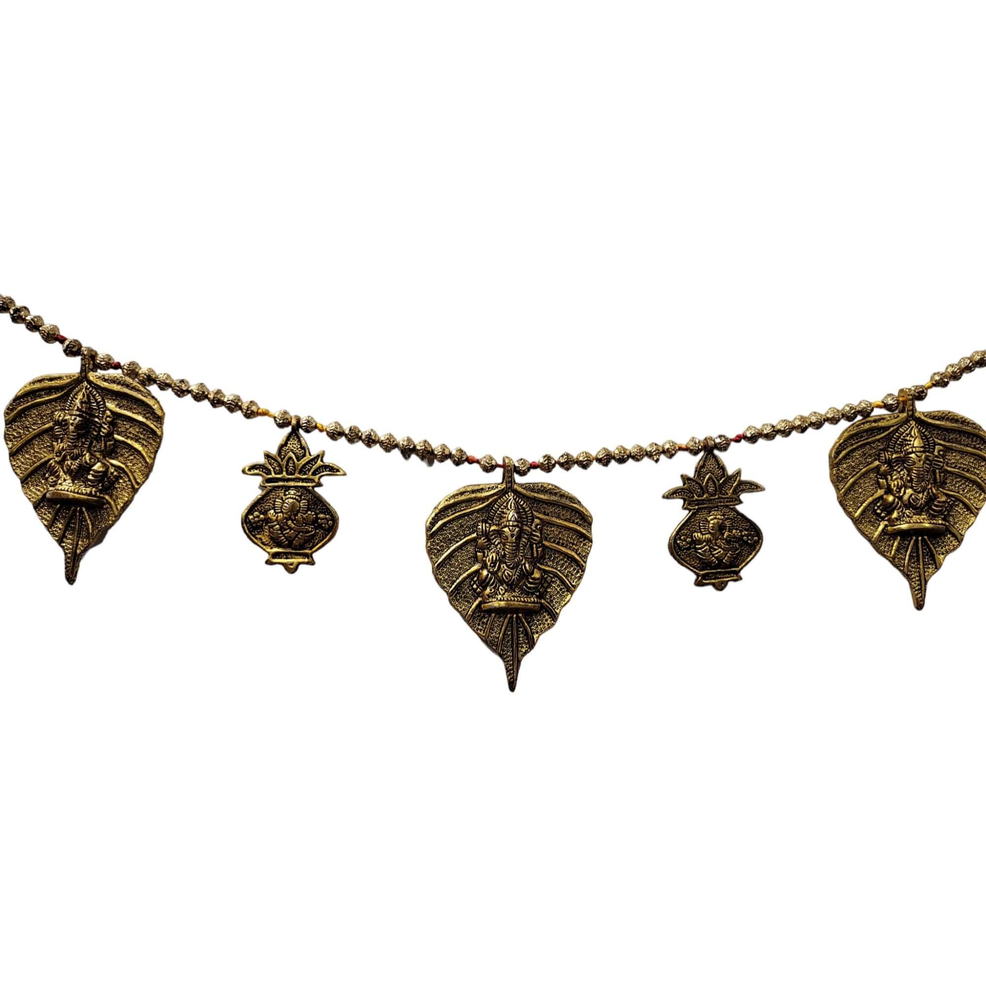 Handcrafted Metal Toran - Traditional Indian Decor