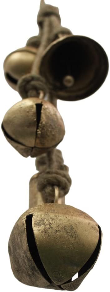 Rustic Harmony Jingle Bells Cluster - Vintage Décor