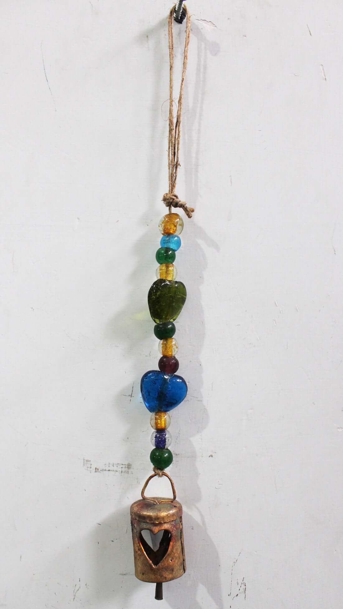 Rustic Iron Bells Chimes Mobile Decoration - 12 Pack