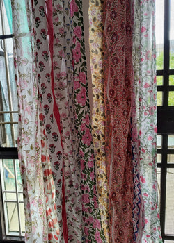 Hippie Boho Sari Door Curtains 