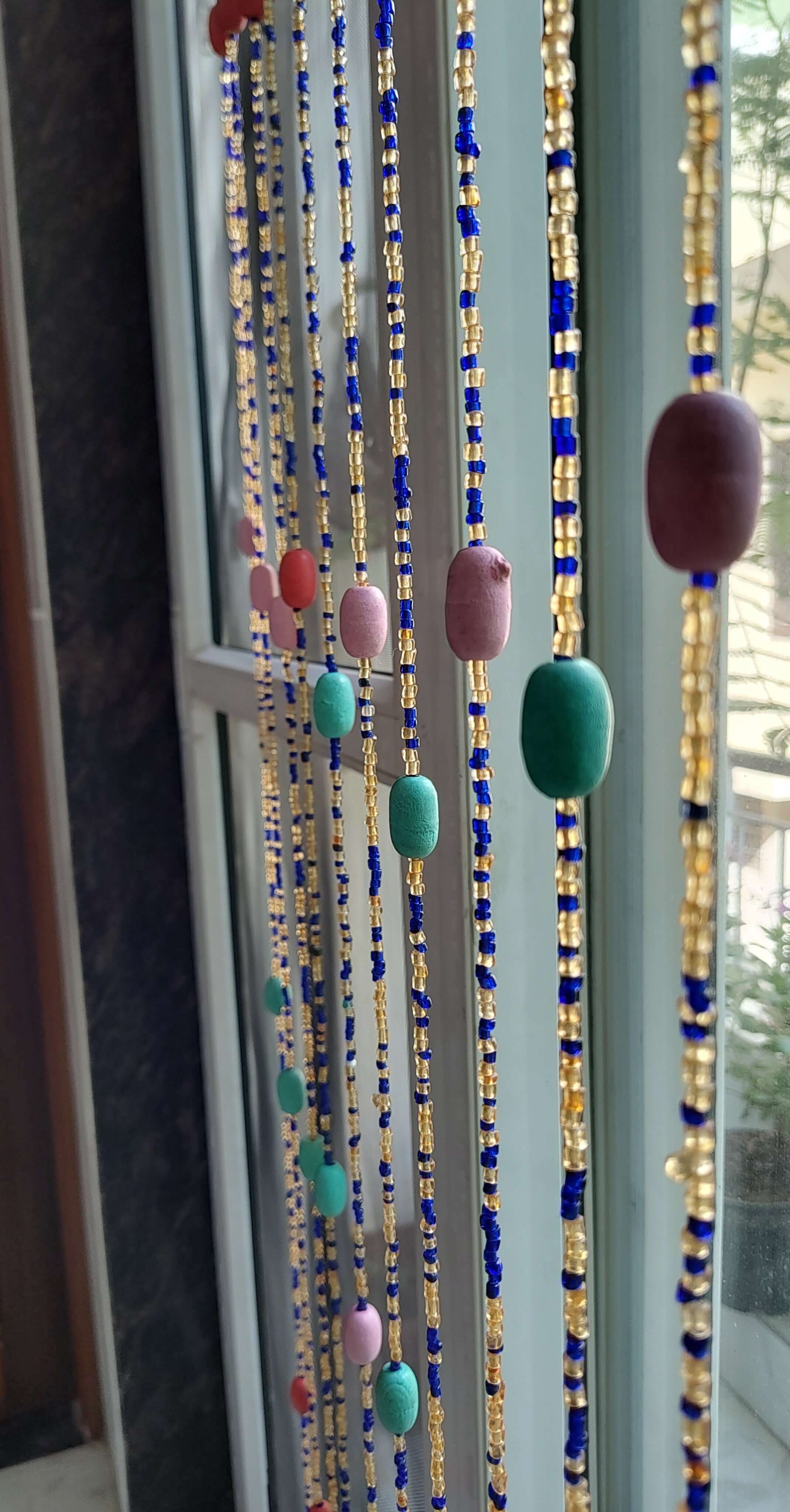 Elevate your space with our Bohemian Glass Beaded Curtain, perfect for adding color and style to any room. Shop now!