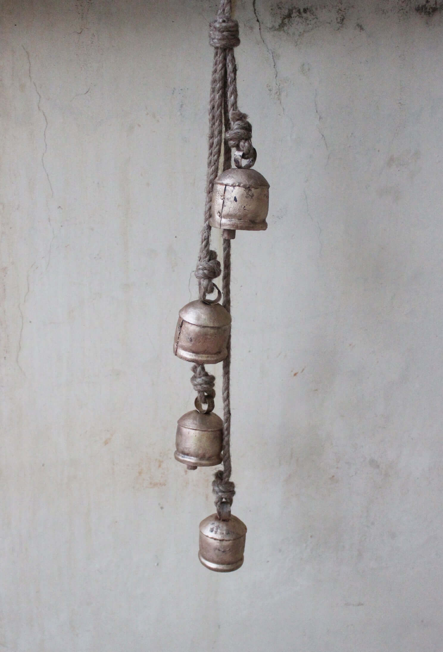 Vintage Metal Bells Wind Chime - 65 cm Rustic Decor