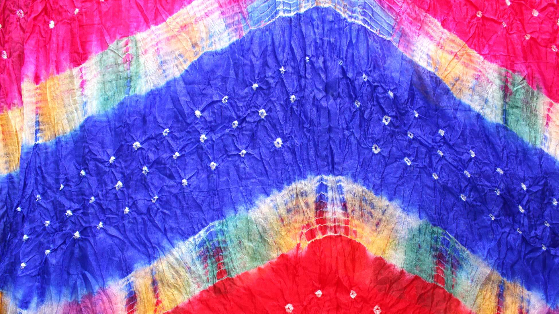 Handmade Tie-Dye Cotton Scarf | Boho Fashion Wrap