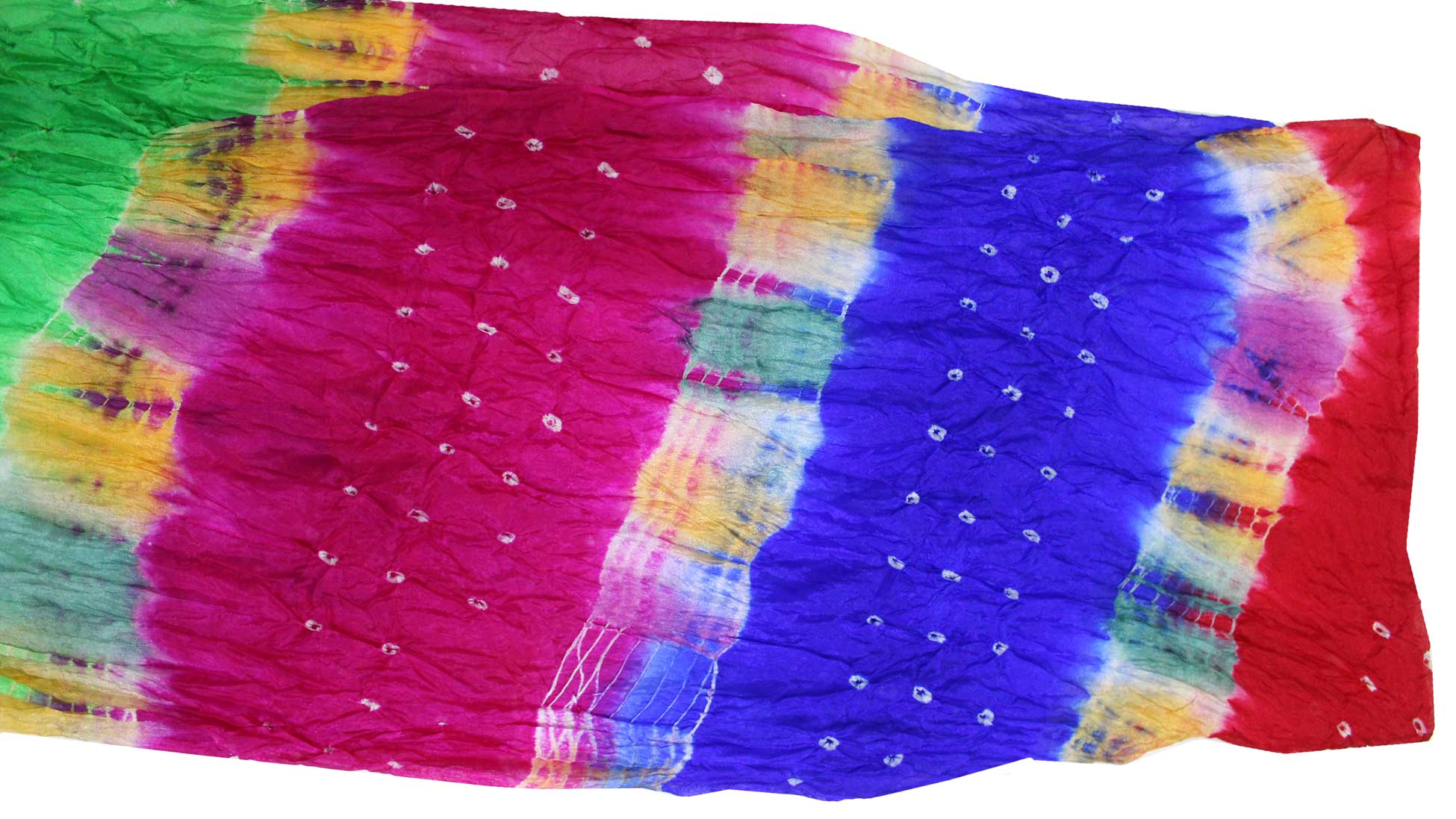 Handmade Tie-Dye Cotton Scarf | Boho Fashion Wrap