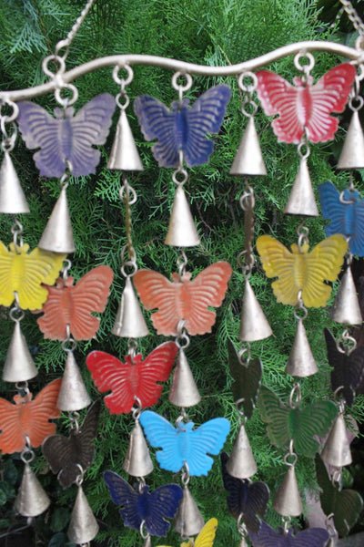 Butterfly wind chimes outdoor chimes