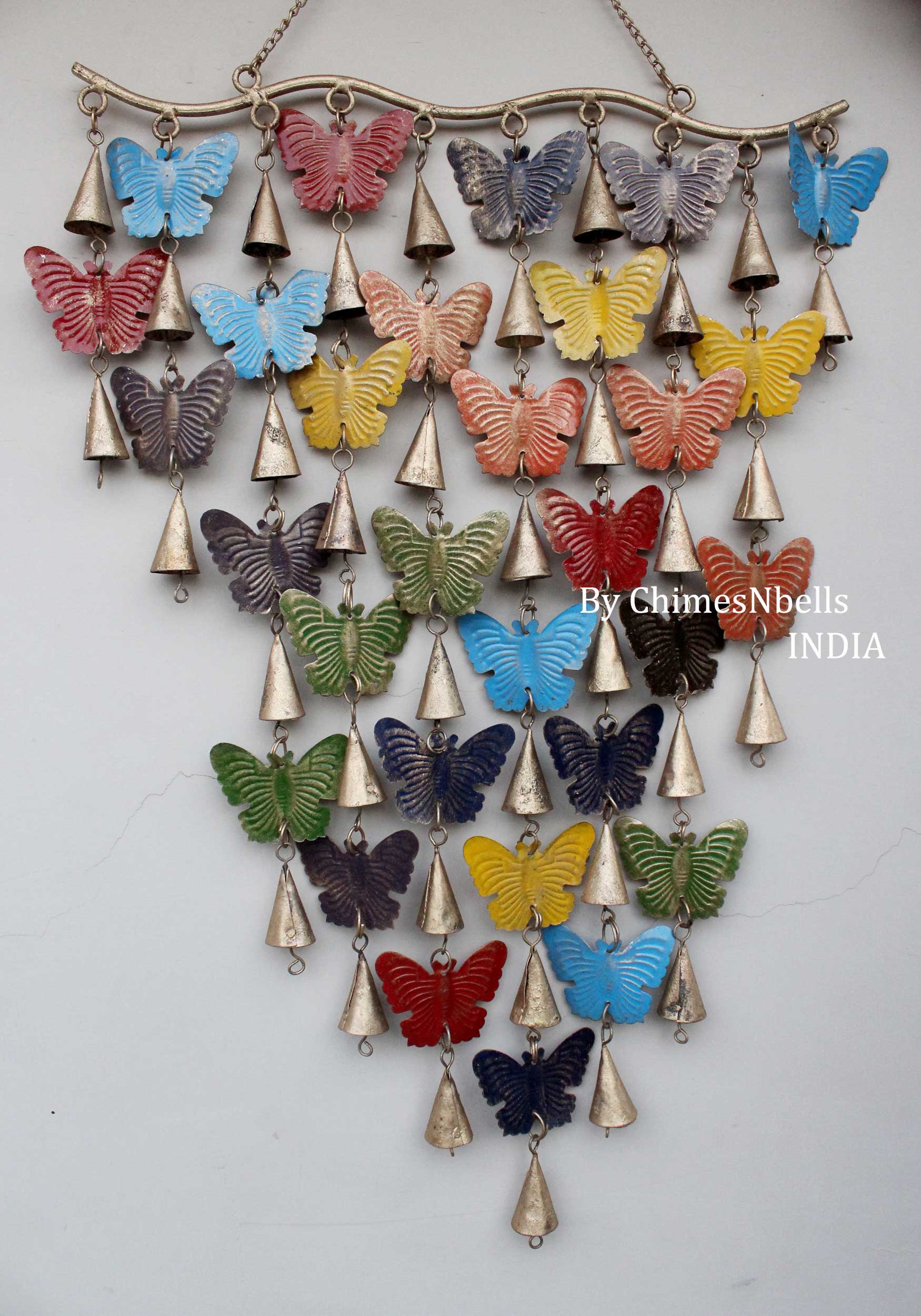 thumbnail image 2 of 30-Piece DIY Wind Chime Kit - Hummingbird, Butterfly & Dragonfly Wooden Crafts For Kids 2 of 11