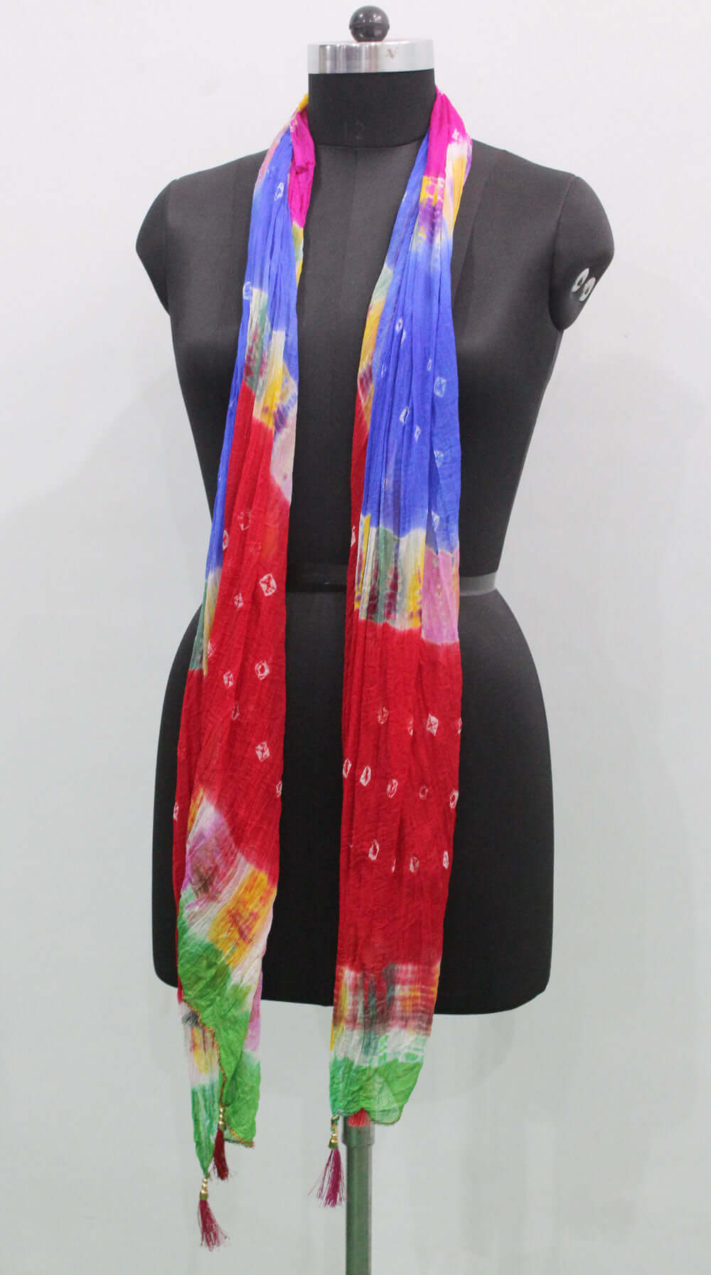 Handmade Tie-Dye Cotton Scarf | Boho Fashion Wrap