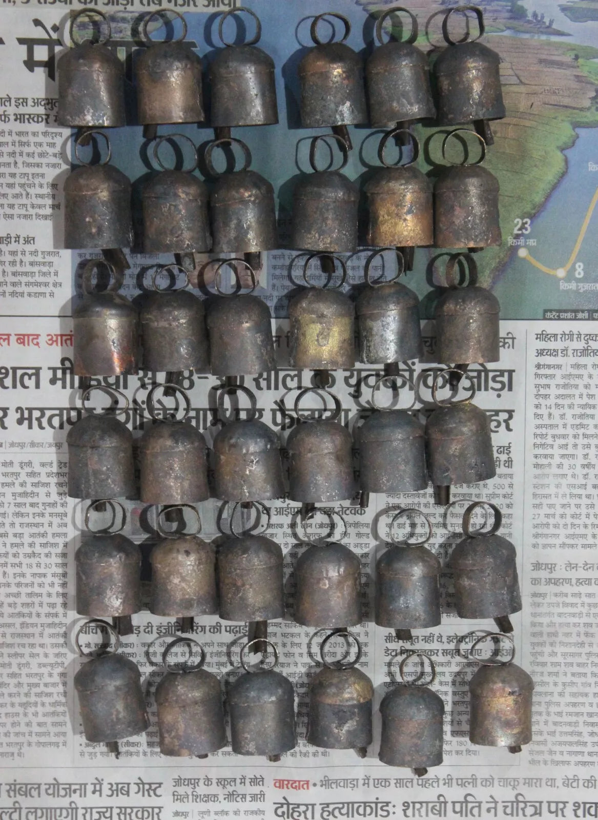 Rustic 2" Iron Tin Bells - Wholesale Craft Supply