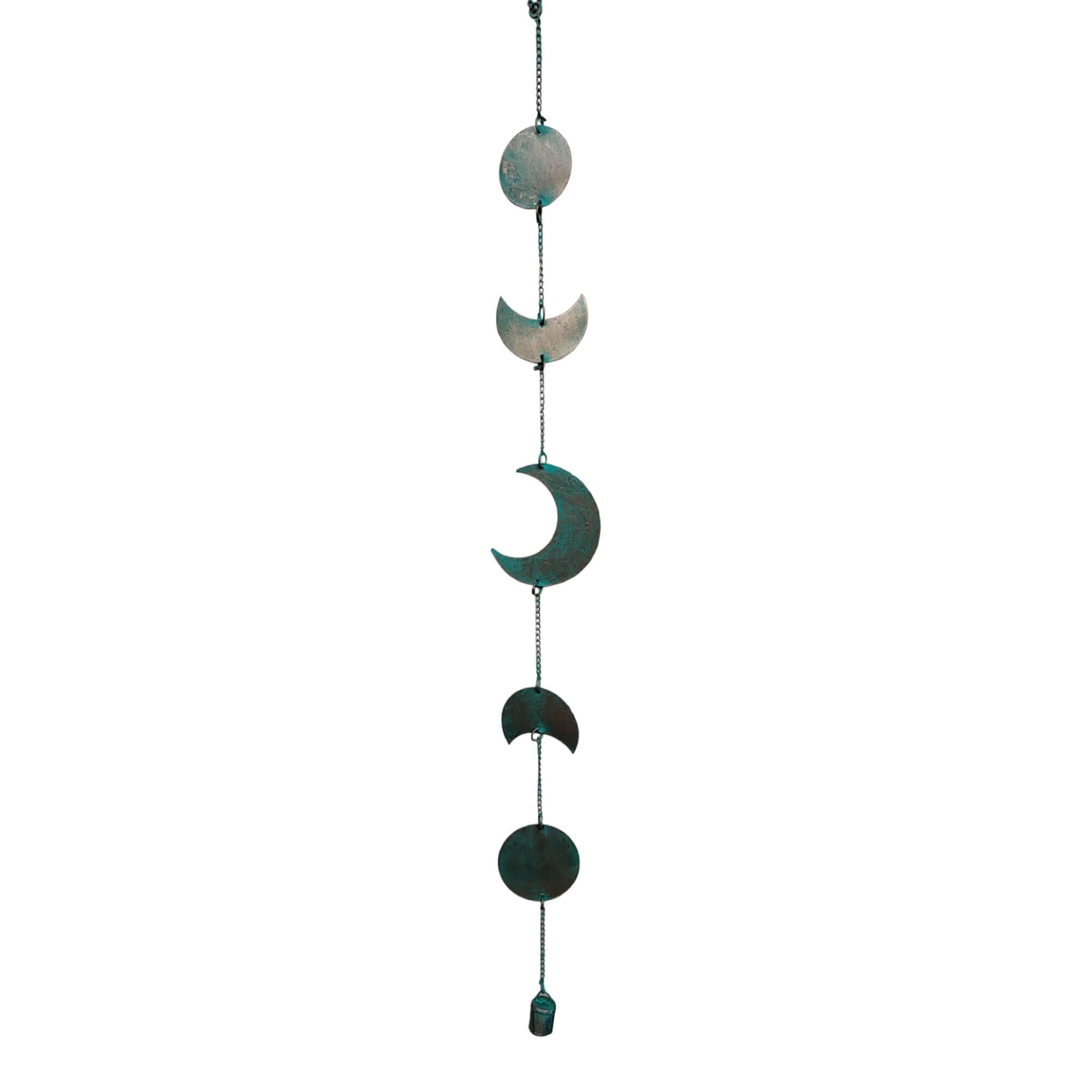 Boho Recycled Iron Moon Phase Wall Art (Set of 5)
