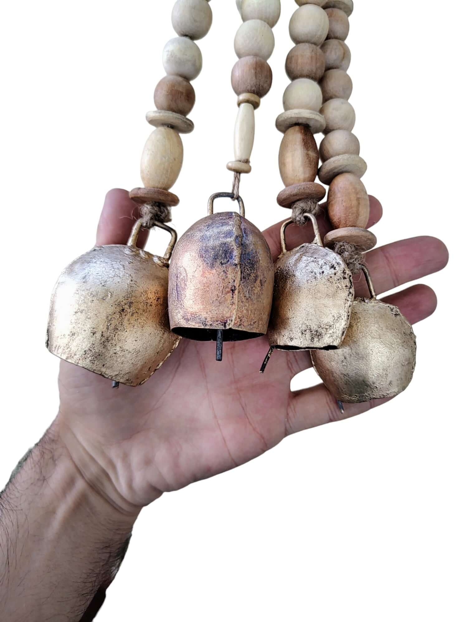 Christmas Jingle Bell Garland - Set of 10 Chimes