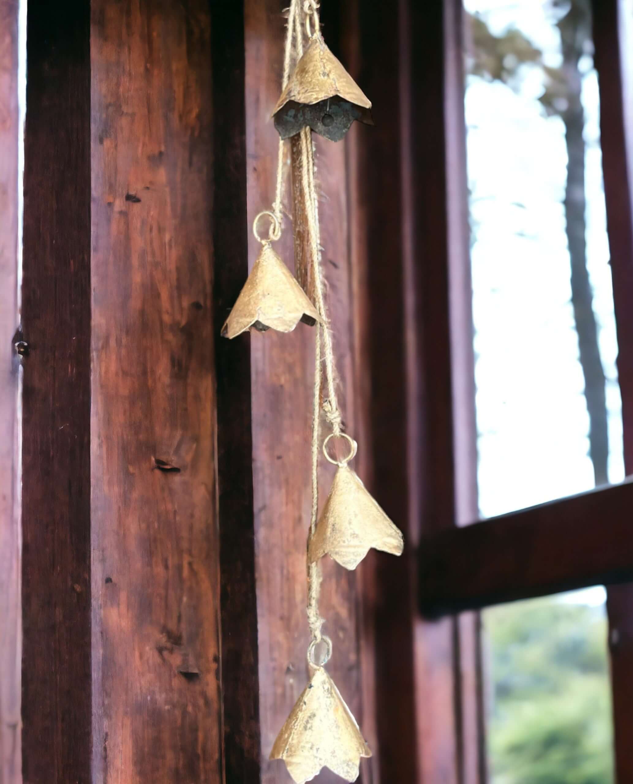 Vintage Flower Bells Wind Chimes for Bohemian Decor Wind Chimes