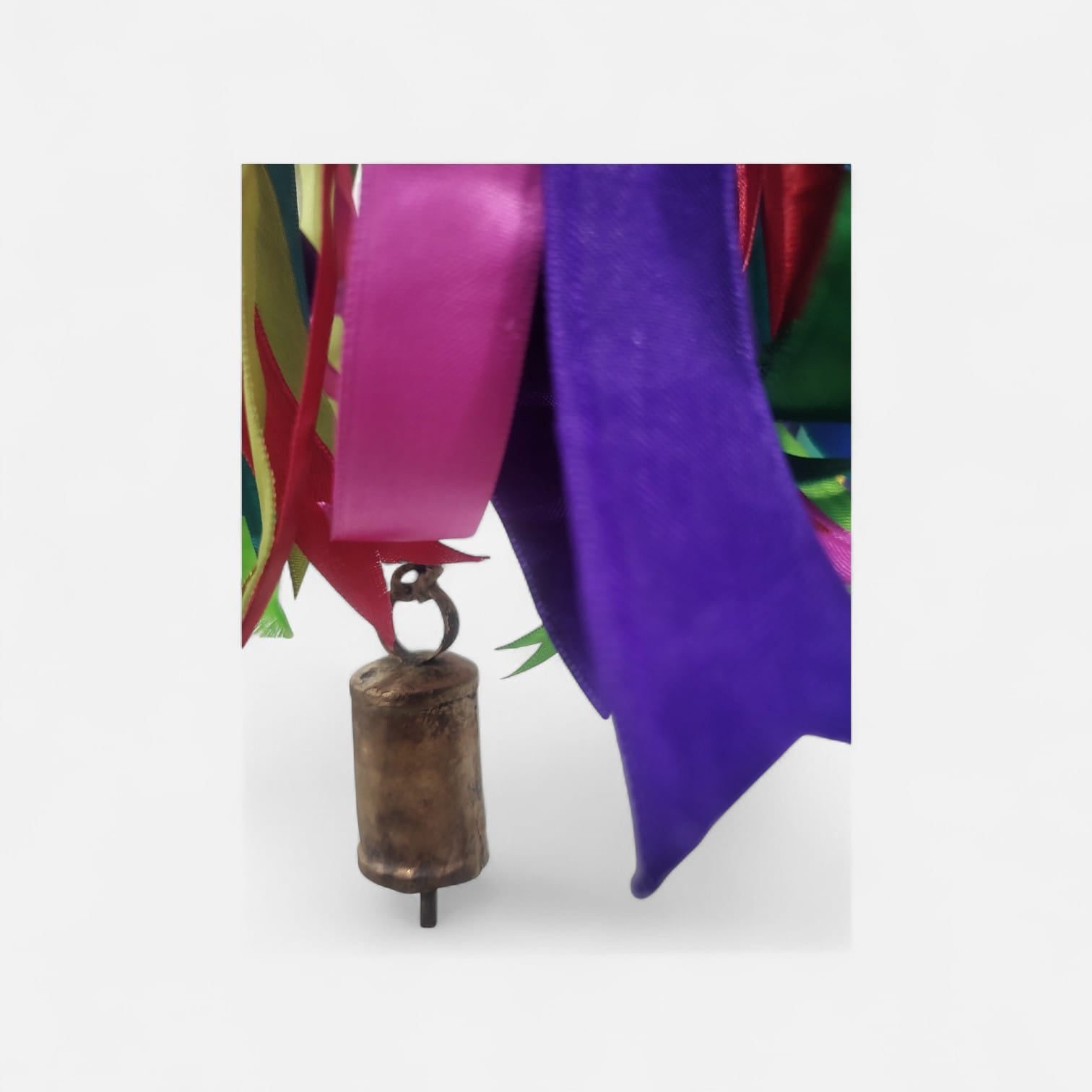 Bohemian Satin Ribbon Wind Chime, Dreamcatcher patio Decoration 40" inch Height