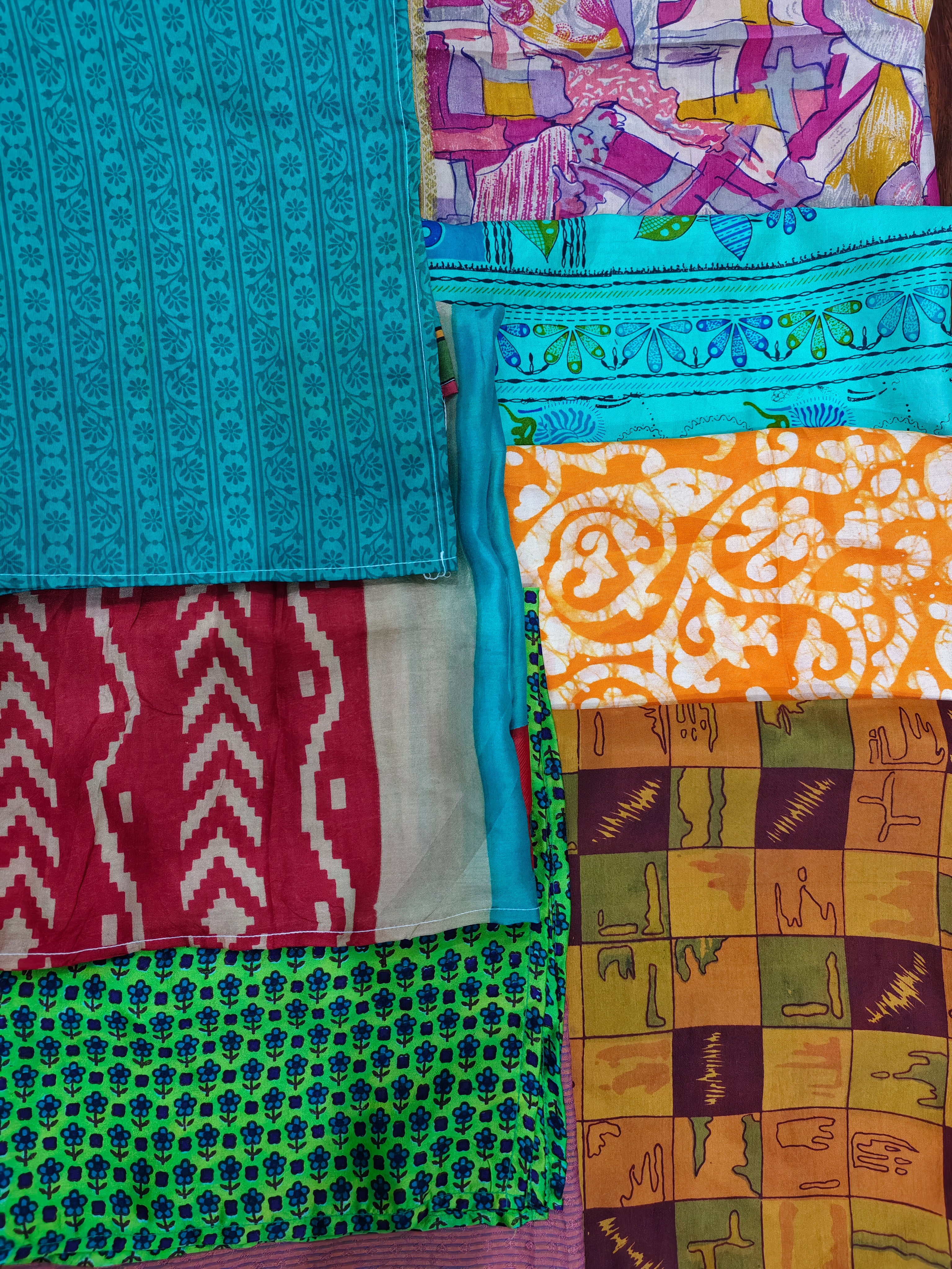 Women Fashion Small Square Scarf Silk Blend Neck Head Wrap Scarves 10 pcs 21"