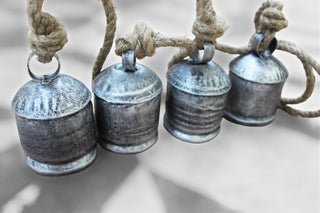 Mango Gifts Decorative 4 Harmony Cluster Bells Garden Rustic Relaxing Tranquil Garden Wind Chimes 76 cm set of 5 pieces