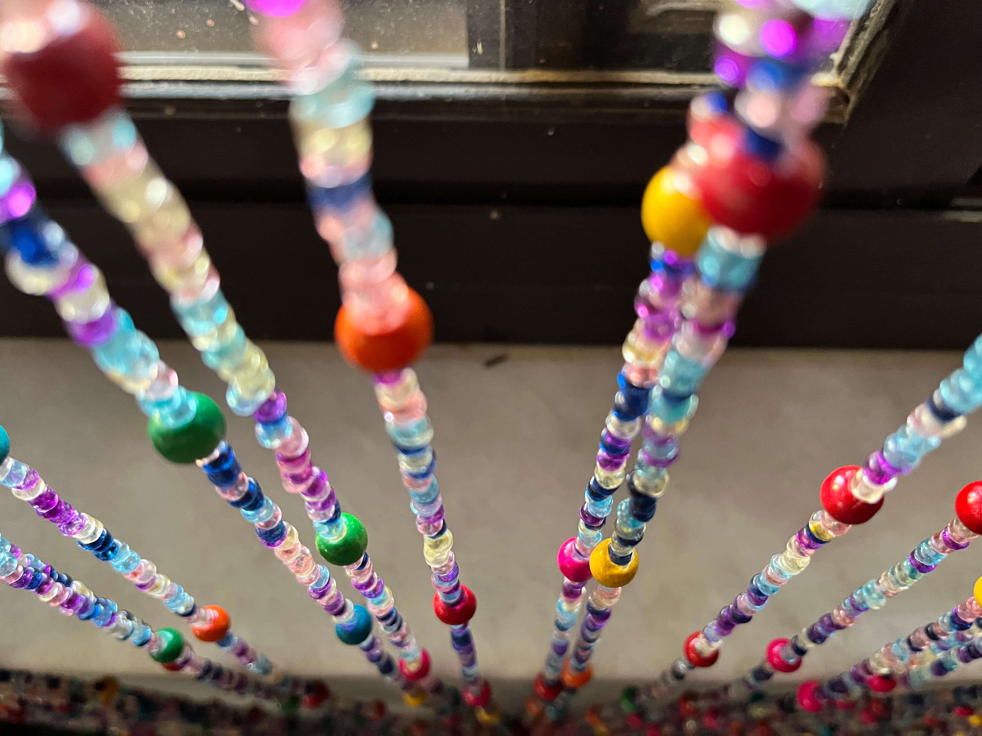 Bohemian Beaded Garland with Bells