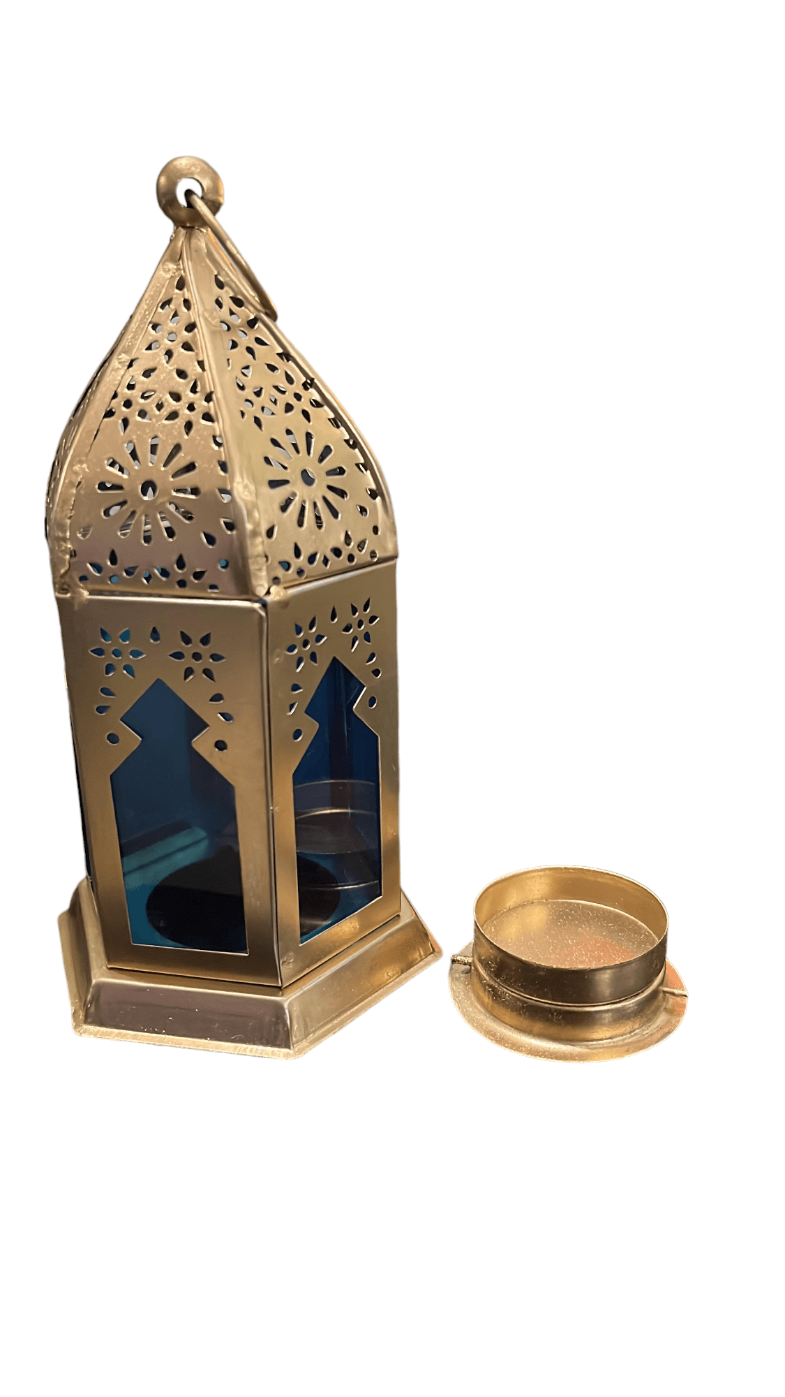 Vintage Tea Light Candle Holder Lamp - Antique Style Lantern