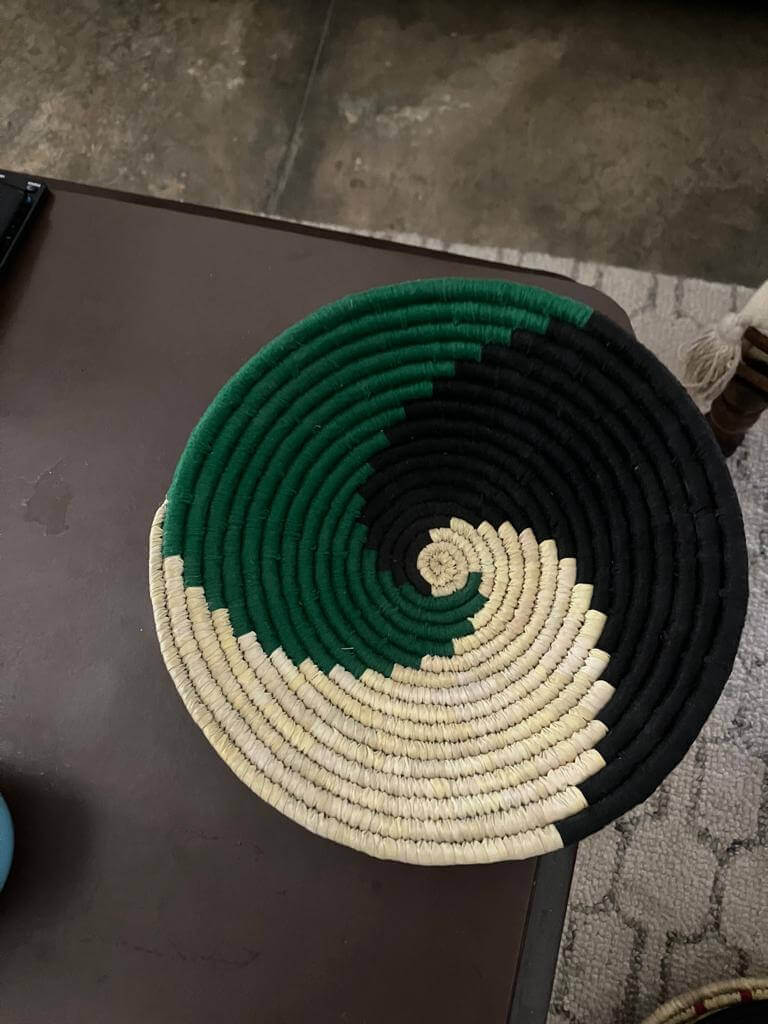 Sabai Grass Handwoven Rattan Wall Plates - Bohemian DecorWall Hanging