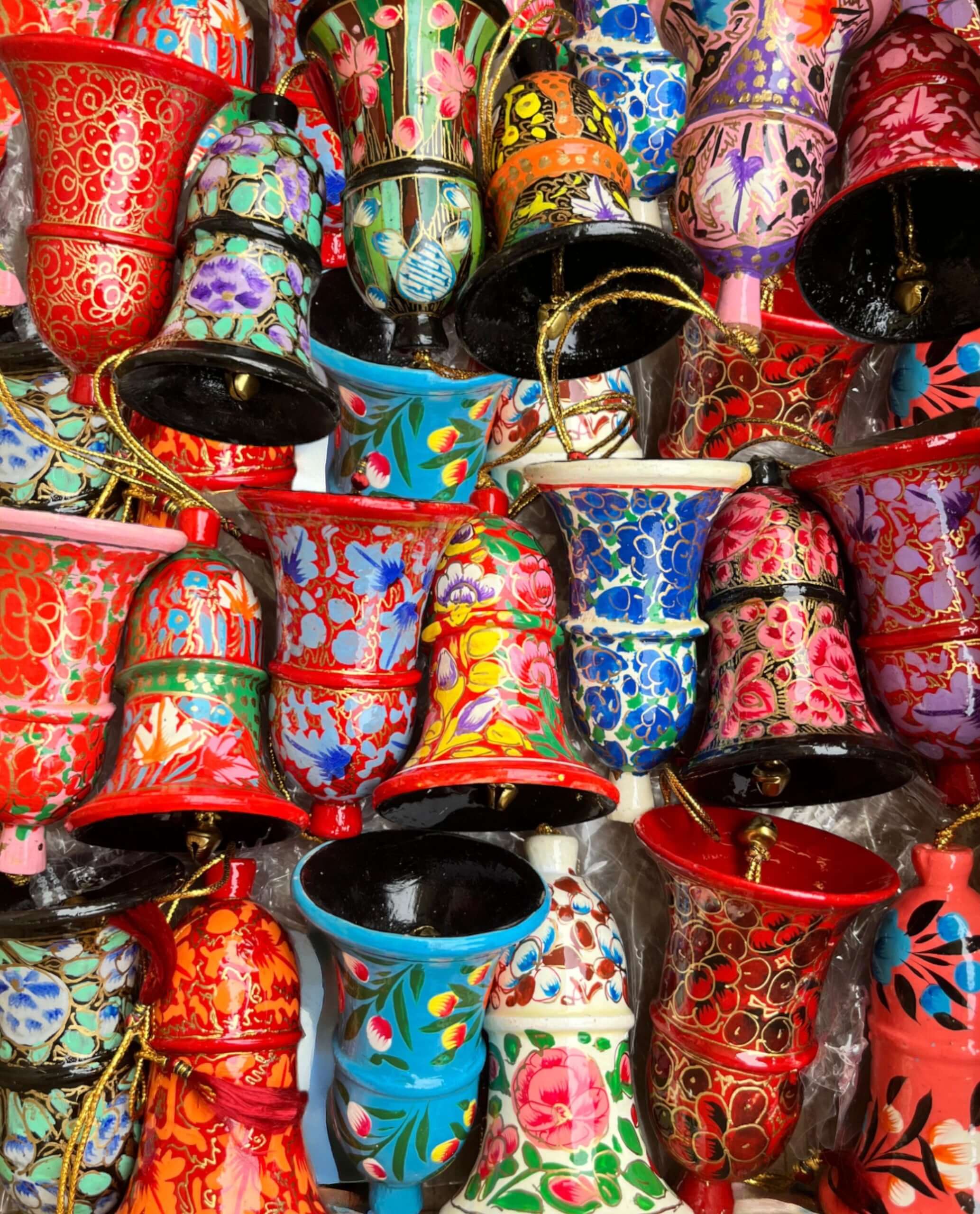 Celebrate with our lightweight, hand-painted paper mache bells—perfect for X-Mas tree decorations and thoughtful Christmas gifts!