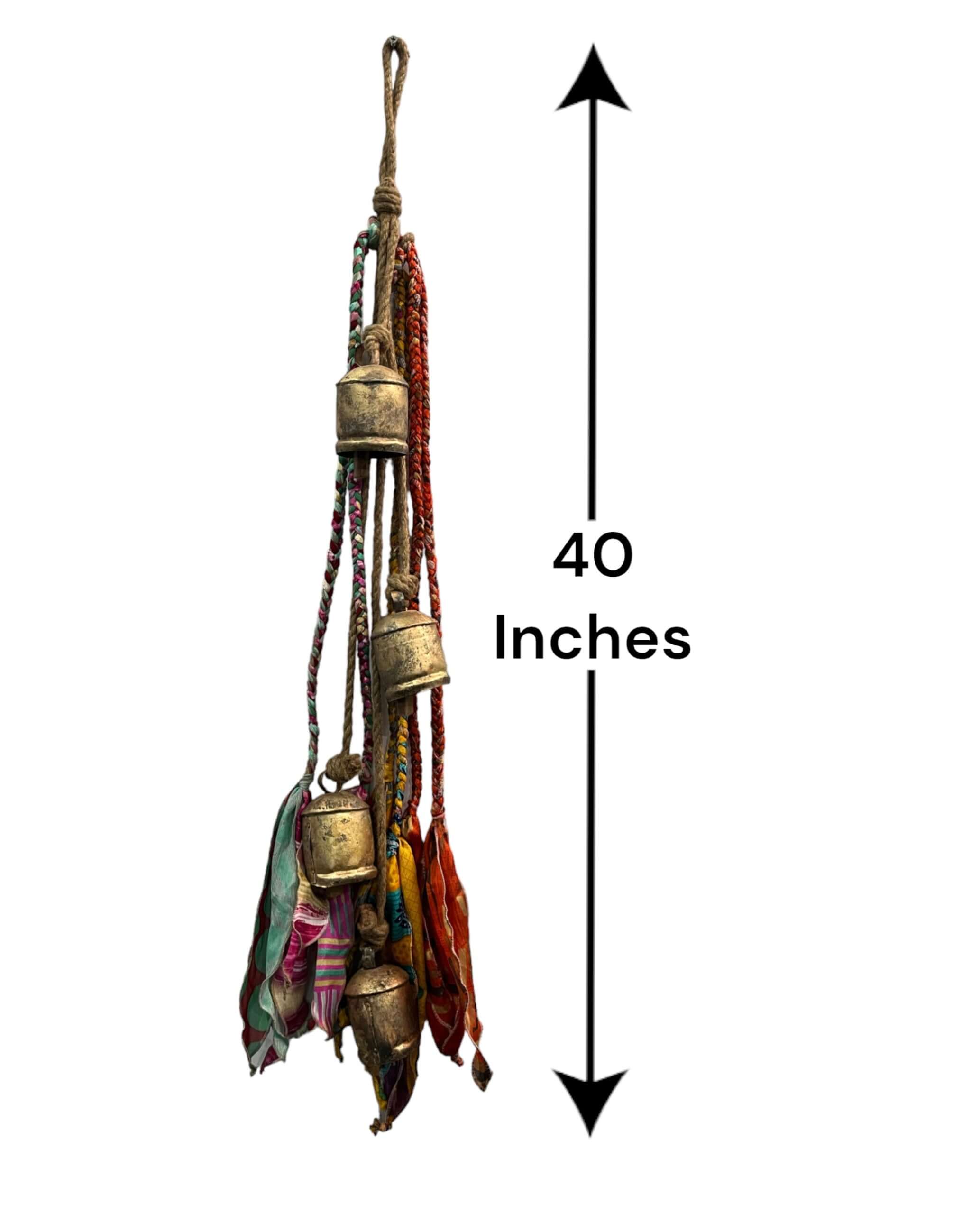 Harmony Cluster Bells - Rustic Garden Wind Chimes