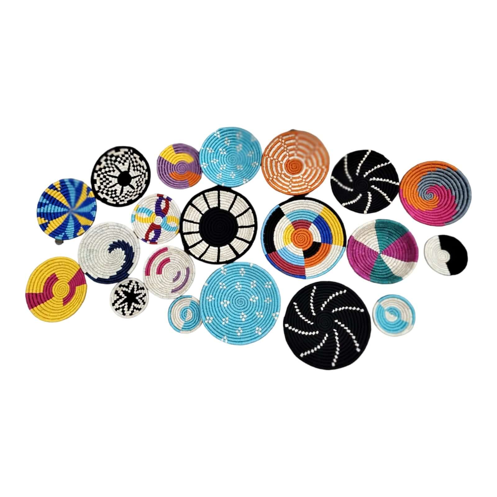 Handwoven Sabai Grass Wall Baskets - Bohemian DécorWall Hanging