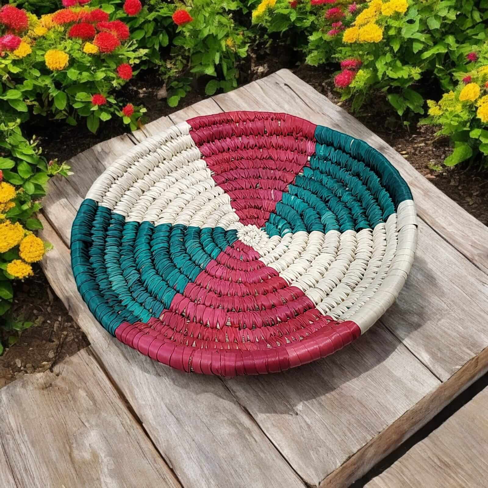 Handwoven Sabai Grass Wall Baskets - Bohemian DécorWall Hanging