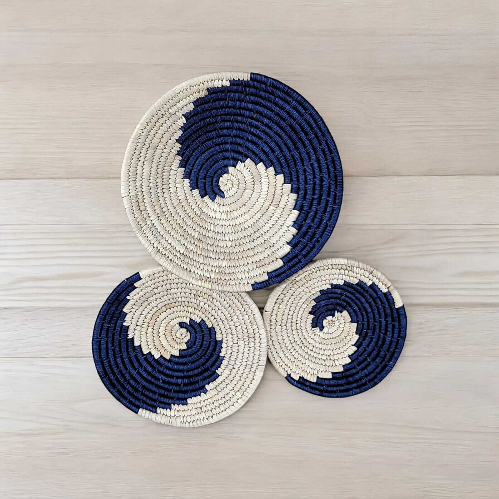 Handwoven Sabai Grass Wall Baskets - Bohemian DécorWall Hanging