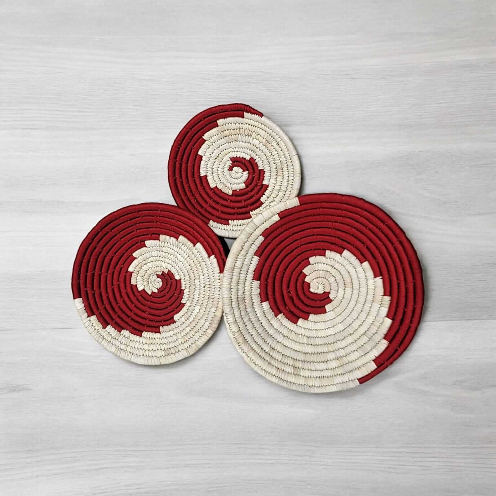 Handwoven Sabai Grass Wall Baskets - Bohemian DécorWall Hanging