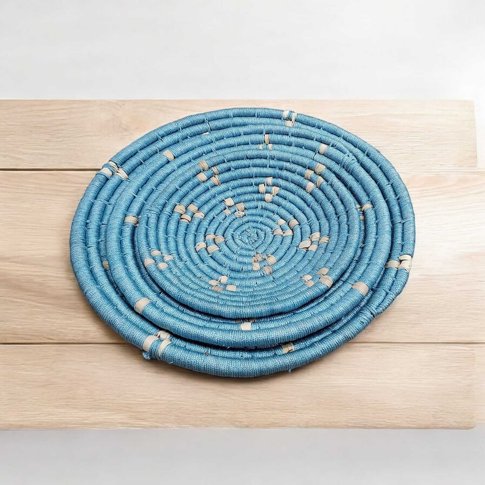 Handwoven Sabai Grass Wall Baskets - Bohemian DécorWall Hanging