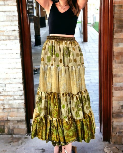 Women Vintage Skirt Fashion Wear