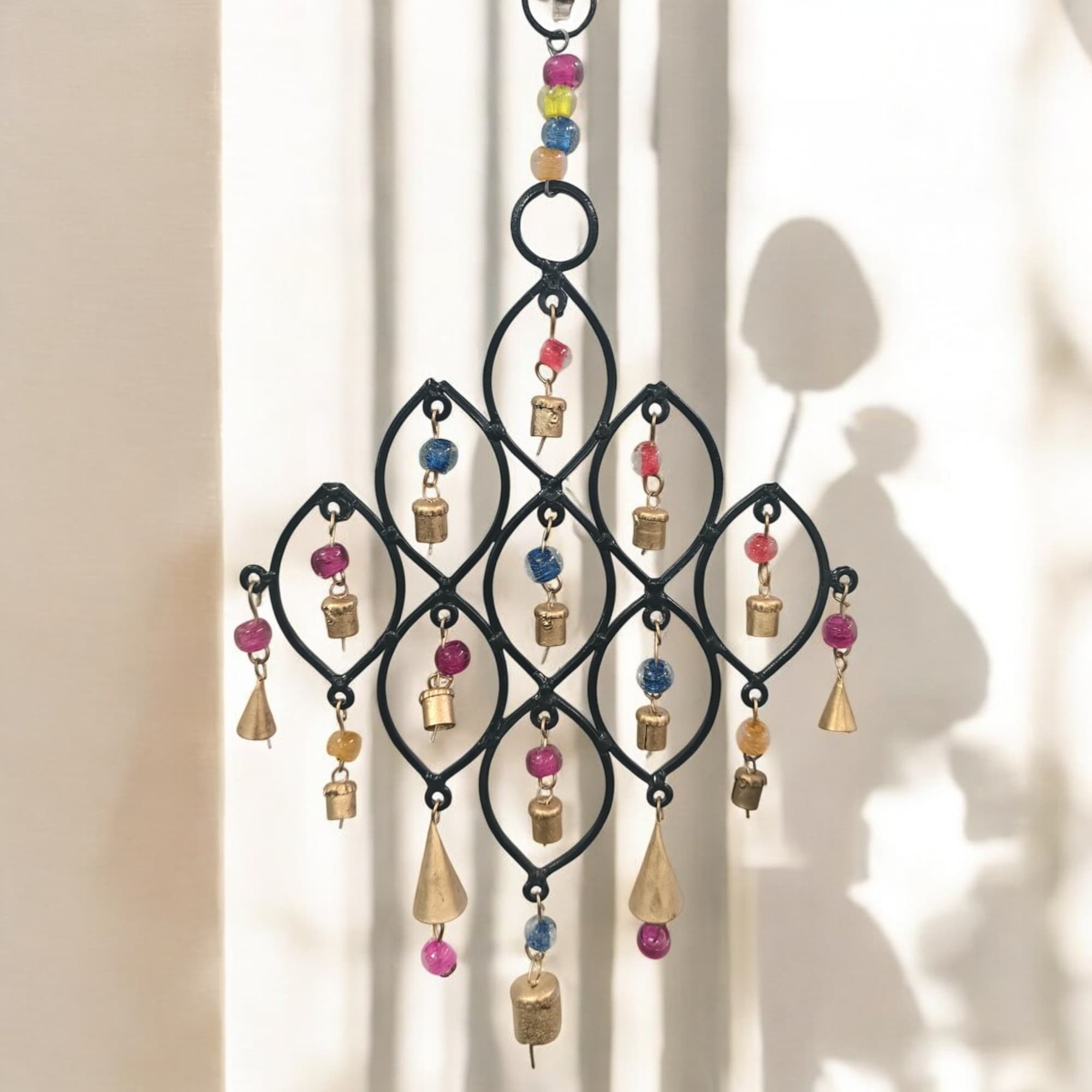 Recycled Iron Wind chime Garden Outdoor Patio Decoration Mobiles Suncatcher
