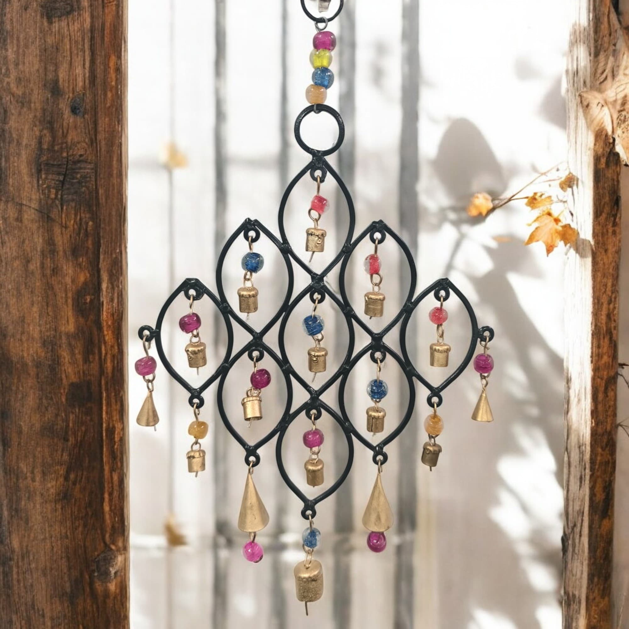 Recycled Iron Wind chime Garden Outdoor Patio Decoration Mobiles Suncatcher