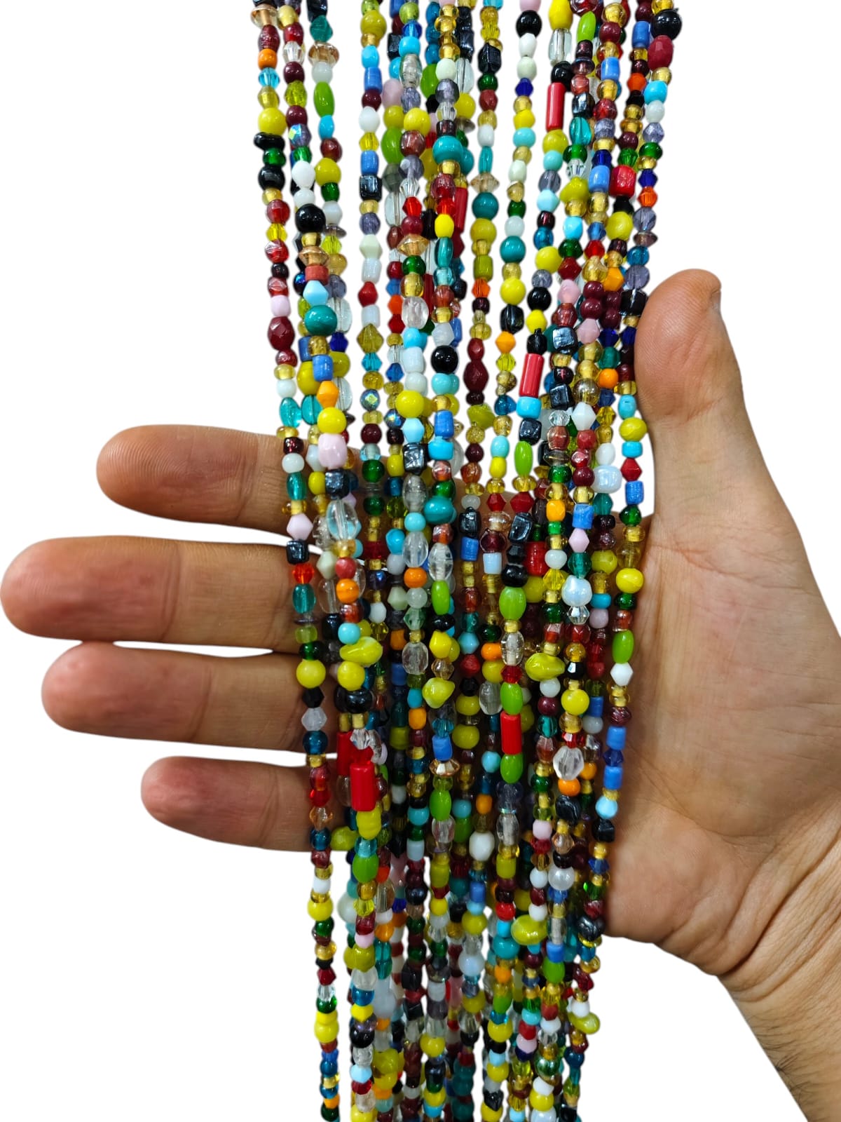 Gemstones Colorful Handmade Bells String 