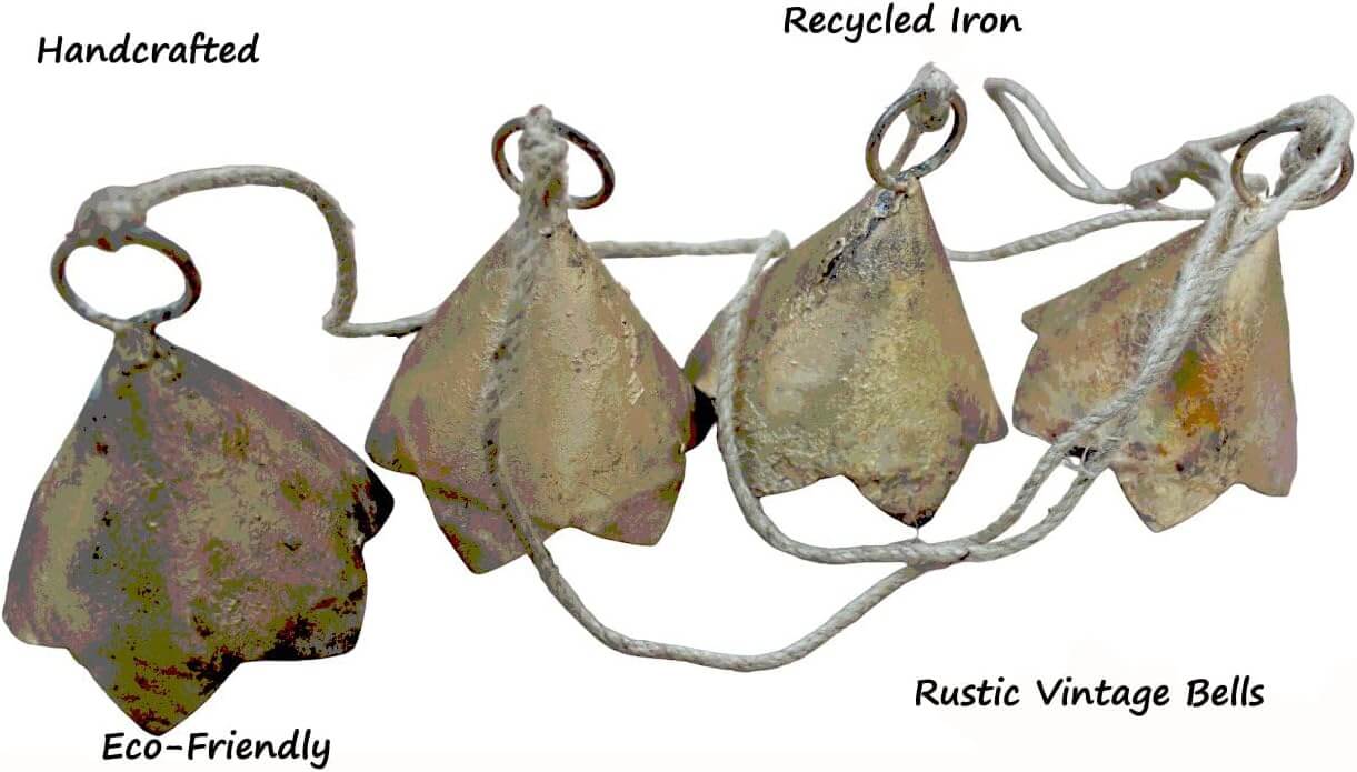 Vintage Flower Bells Wind Chimes for Bohemian Decor Wind Chimes
