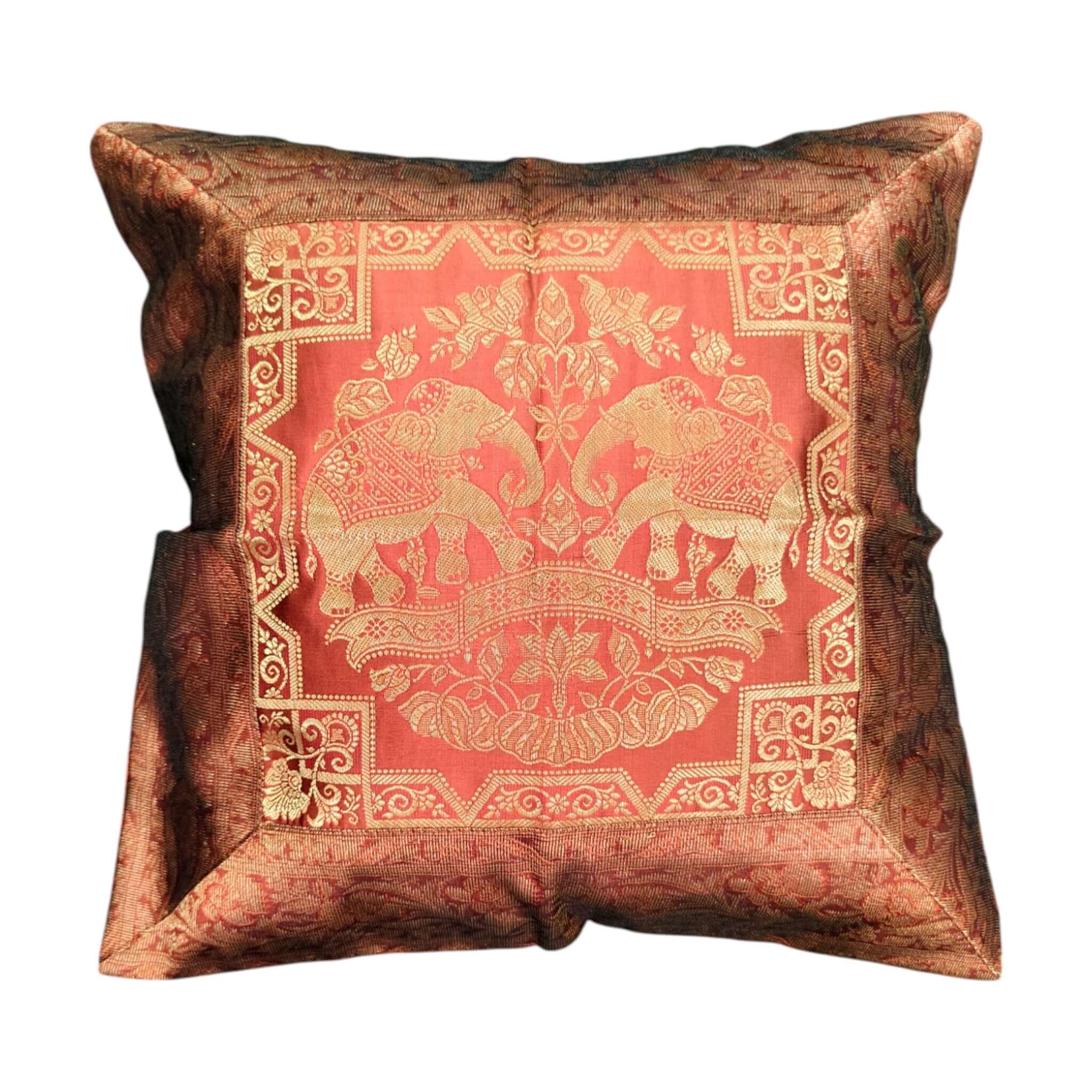 Boho style elephant print cushion covers for home décor