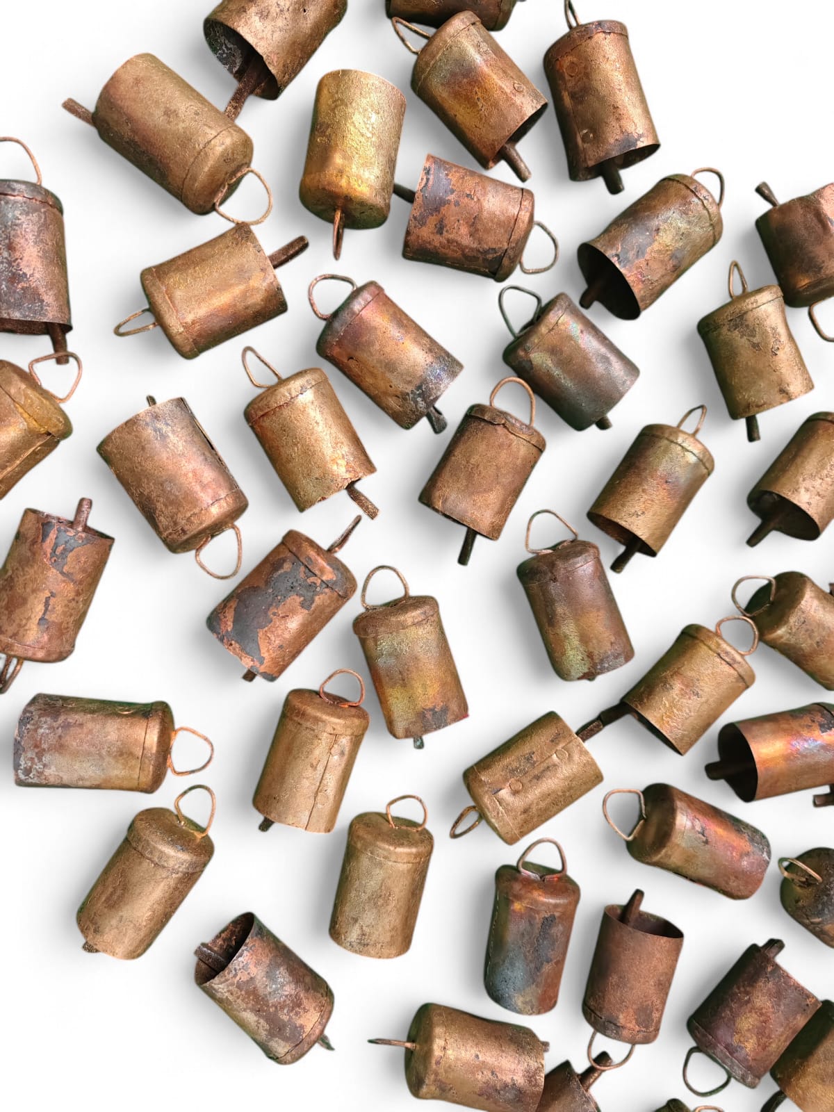 rustic iron tin bells wholesale lot