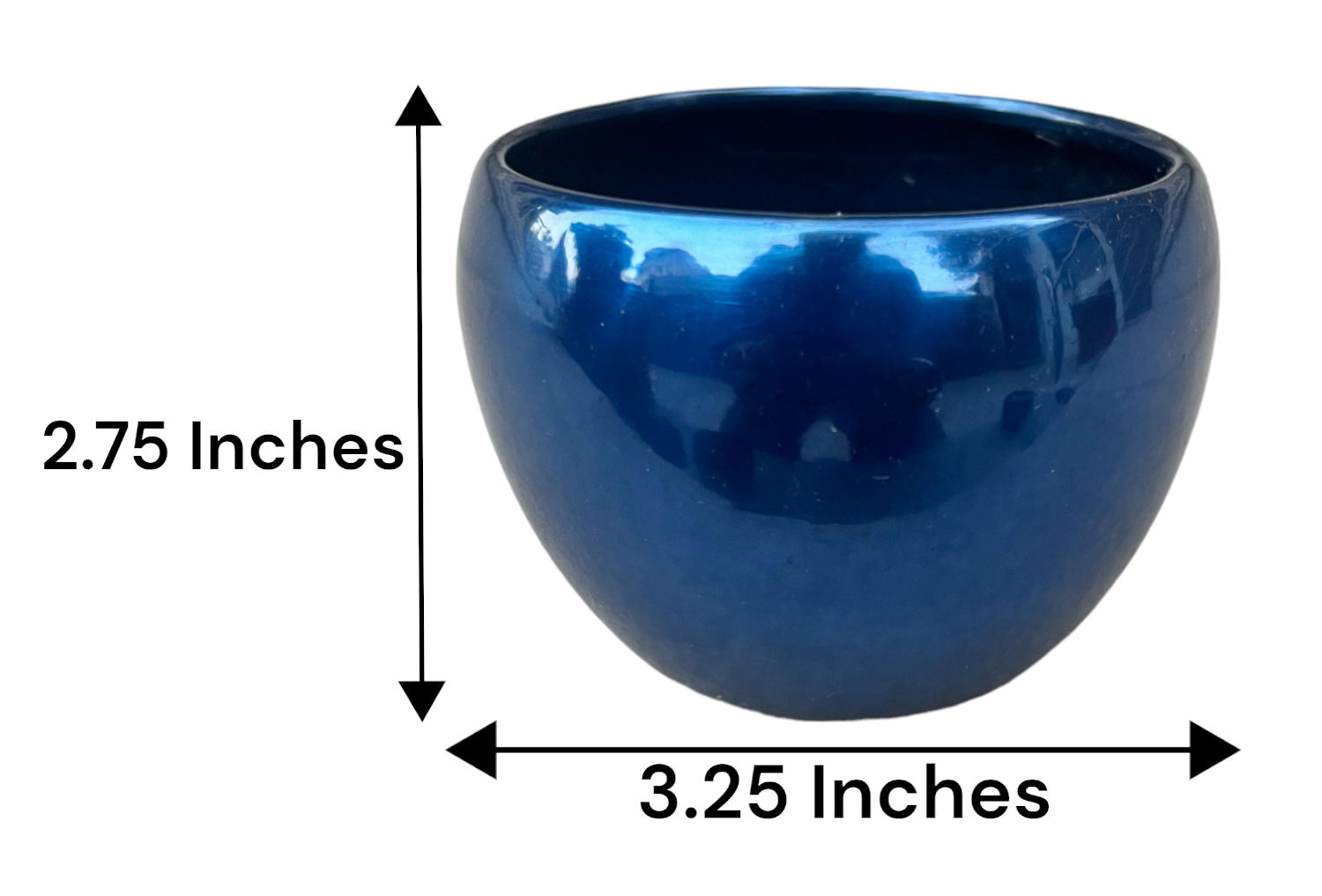 Iron Small Pot Planter Multi purpose Blue Color