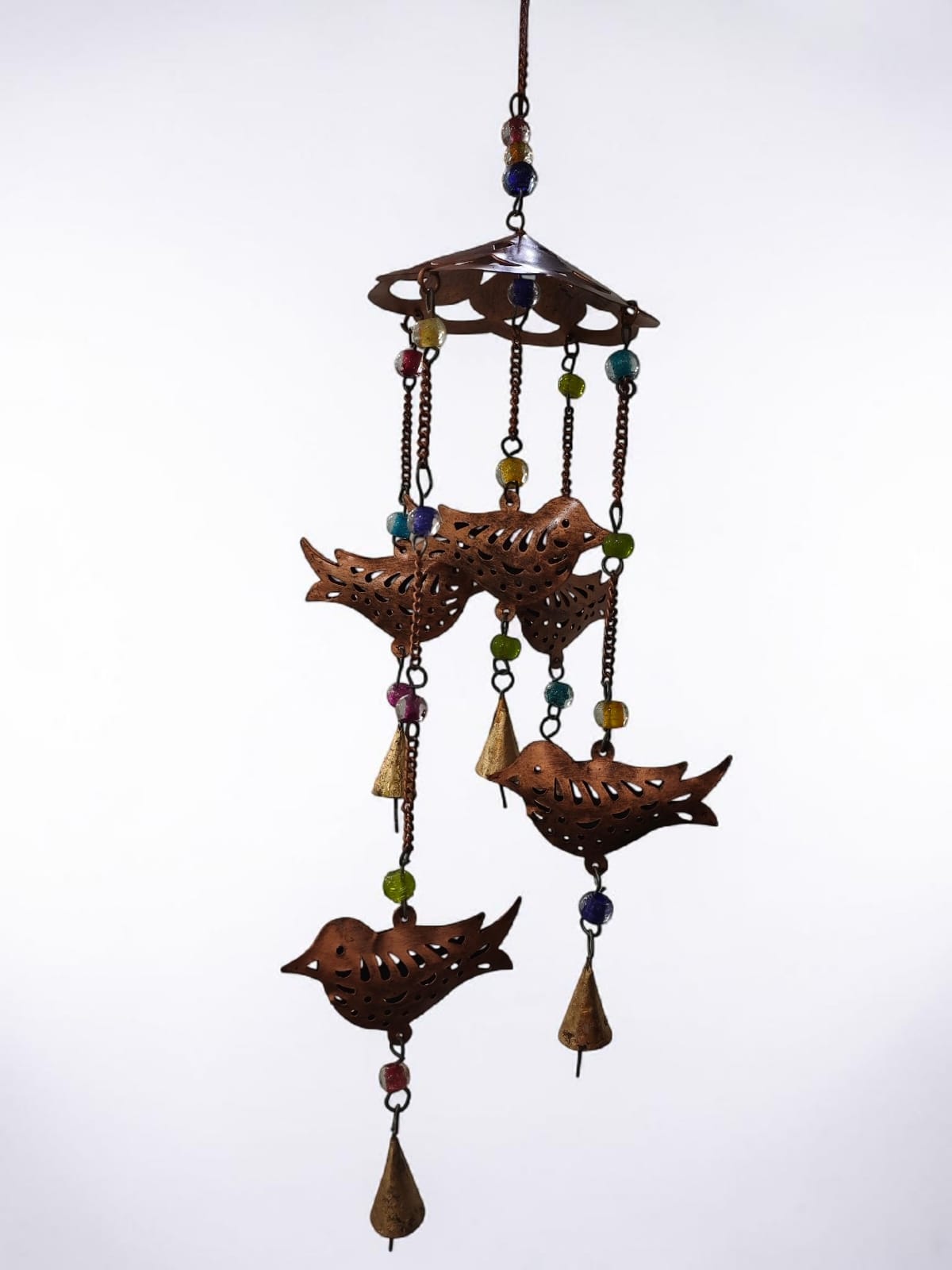 vintage birds hanging chime
